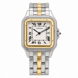 Cartier Panthere Large W25014B5 White Dial Two-Tone Watch